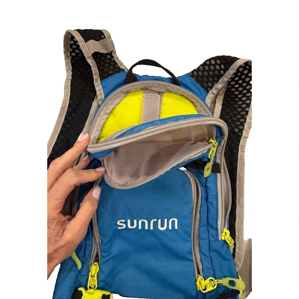 DAKINE Session Hydration Backpack; 8L; Blue/Yellow; Pockets; No Bladder Included
